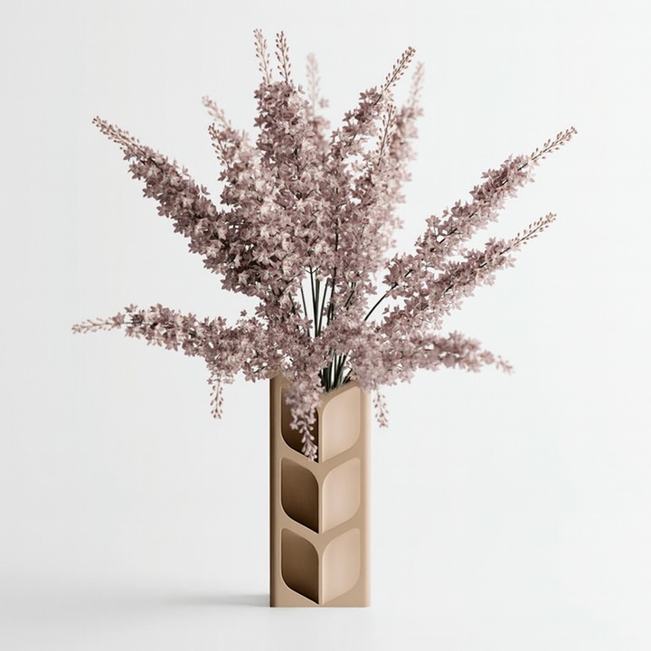 Vaza decorativa, Homentum, Liora, Maro Latte, 20 cm