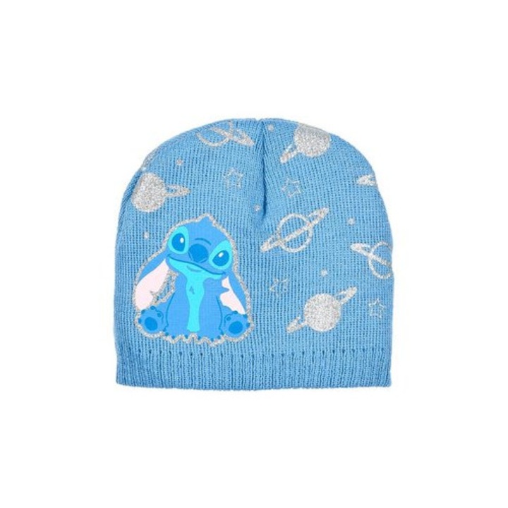 Caciula copii din acril Stitch Planete 34802, Albastru