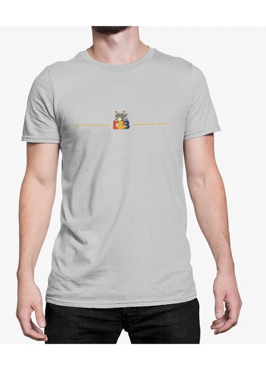 D&B Ferfi/Unisex Polo Mini00004 Szurke - 34974, Világosszürke