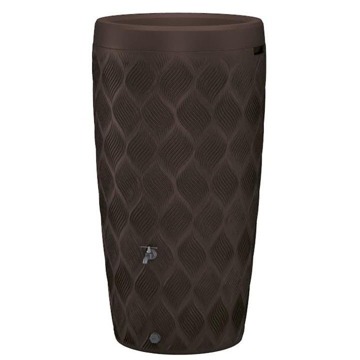 Set Zbiornic pentru apa de ploaie Flow 240l, Culoare: Culoare inchisa, Dimensiuni: 58x44x113cm