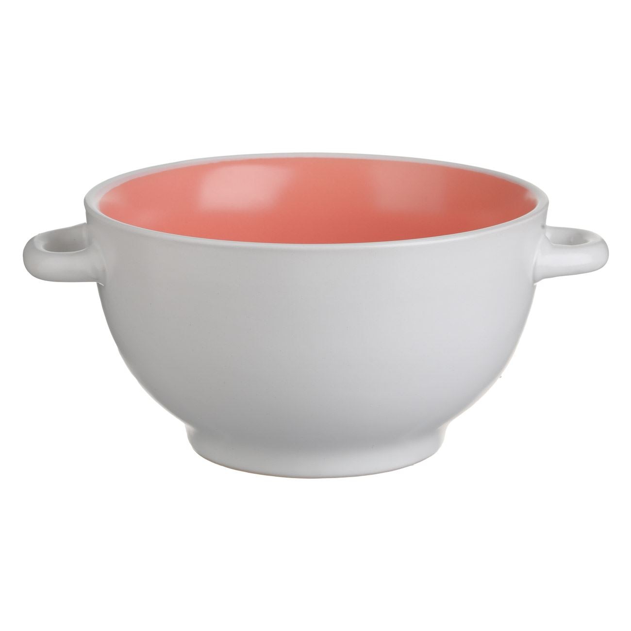 Trifshop Bol de ceramică Alb Corai, 700 ml