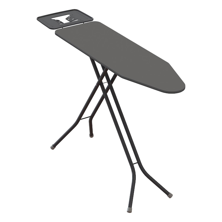 Fekete vasalódeszka 120x38x92cm