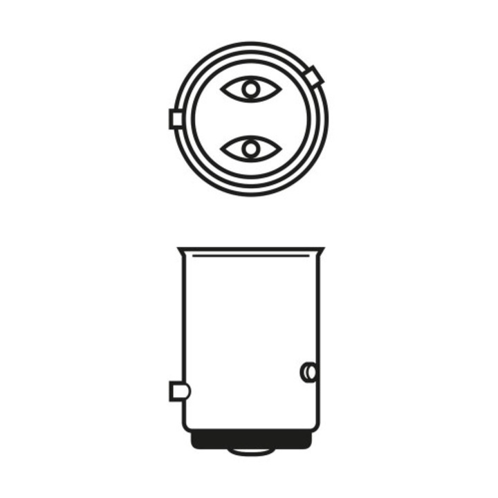 Set 10 Becuri 12V P21/4W Bosch 21W/4W