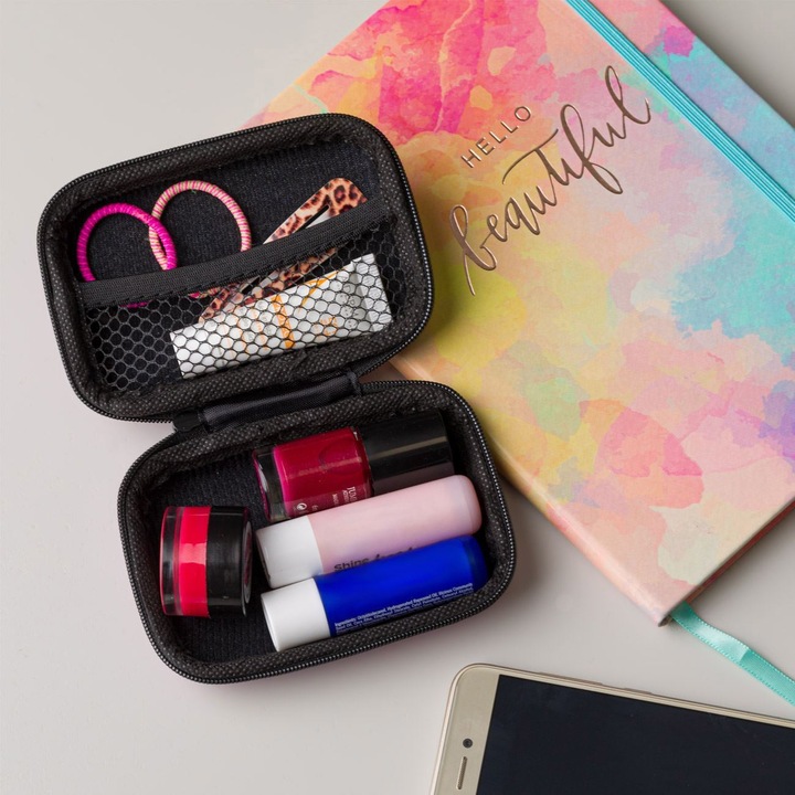 Dis husa depozitare obiecte mici roz