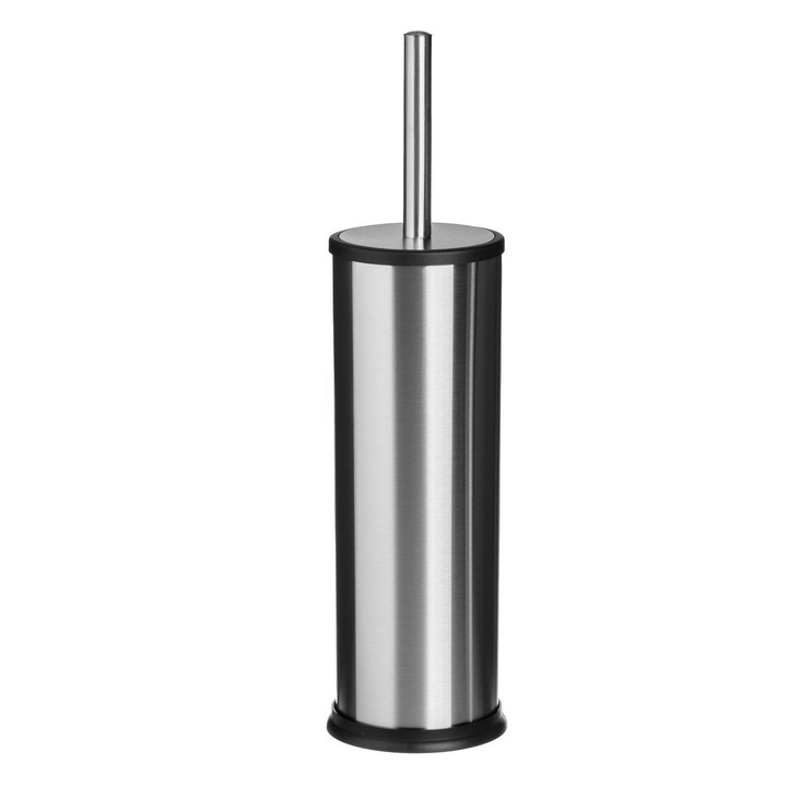 Fém WC kefe tükör 39cm