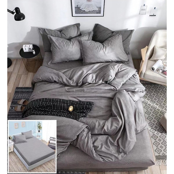 4 részes Texas PX056 gumis ágyneműhuzat