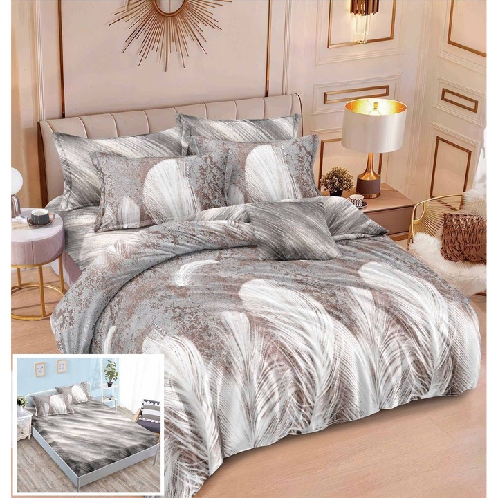 6 részes gumis ágyneműhuzat Refresh SX058