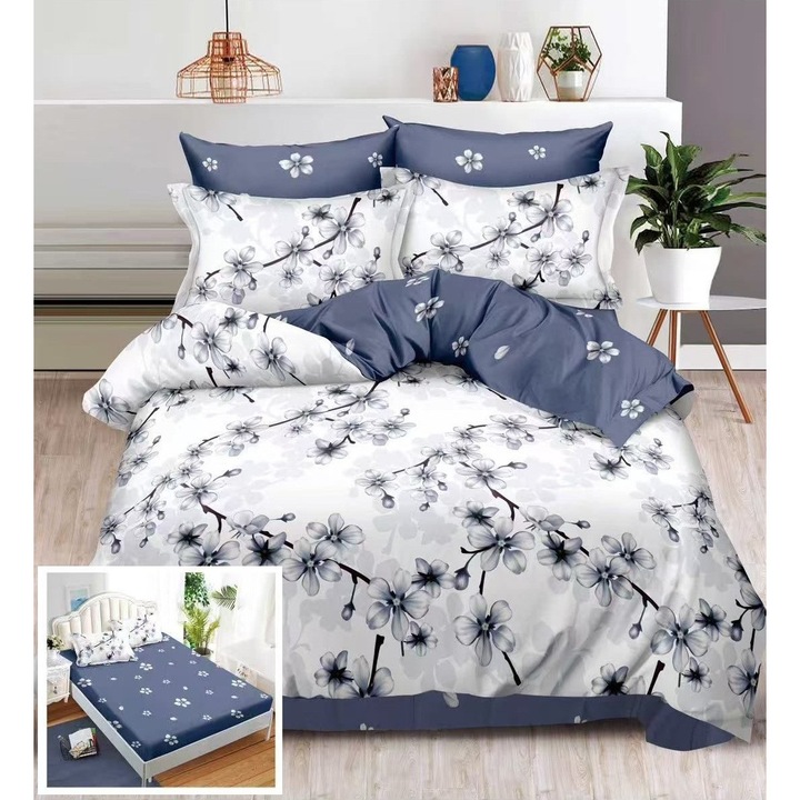 Gumírozott ágynemű 6 részes Sinister SX047