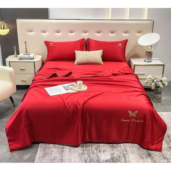 Ágynemű garnitúra selyem típusú 4 részes Medusa CO002