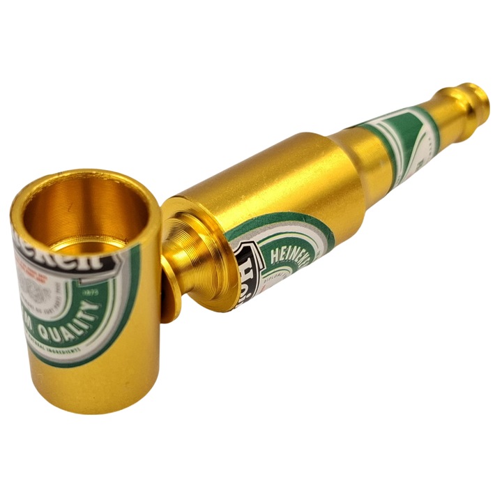 Pipa metalica, multicolor