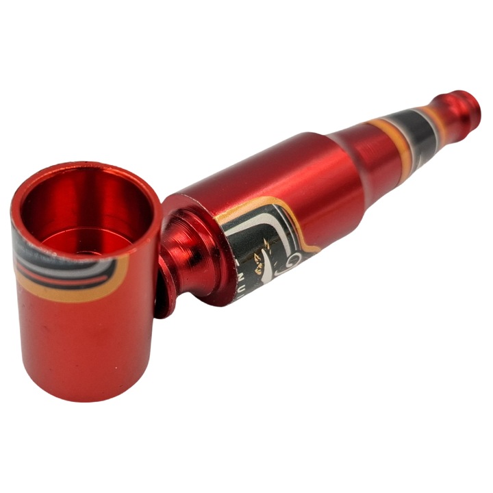 Pipa metalica, multicolor