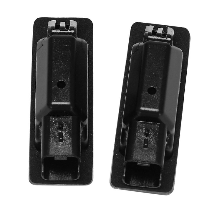 Lampa LED pentru numar de inmatriculare auto, ABS, alb, set de 2 bucati