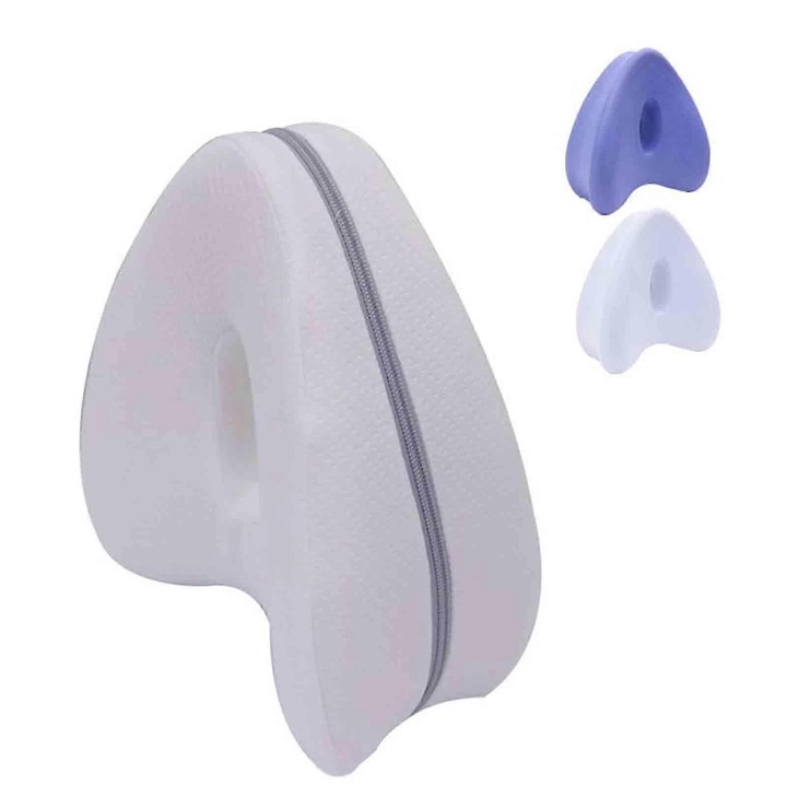 Perna de Aliniere Smoothspine, pentru Ameliorarea Durerii de Sold, 25x23x13cm, Alb, Set 1 buc.