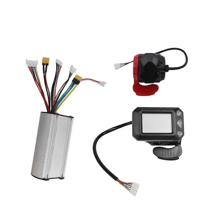 Kit controller trotineta pliabila 24V 250W, argintiu/negru, plastic/metal
