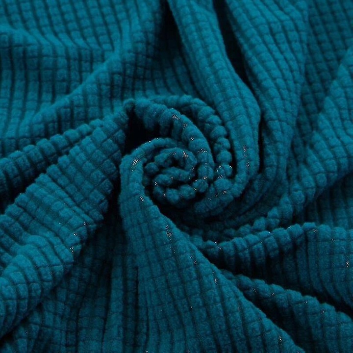 Husa canapea extensibila fara brate, Jacquard, roz, 190-210cm