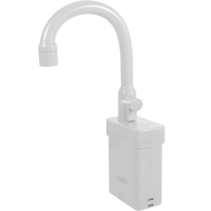 Robinet de simulare pentru copii, jucarie interactiva, gri, 27.50x15.50x8.50cm