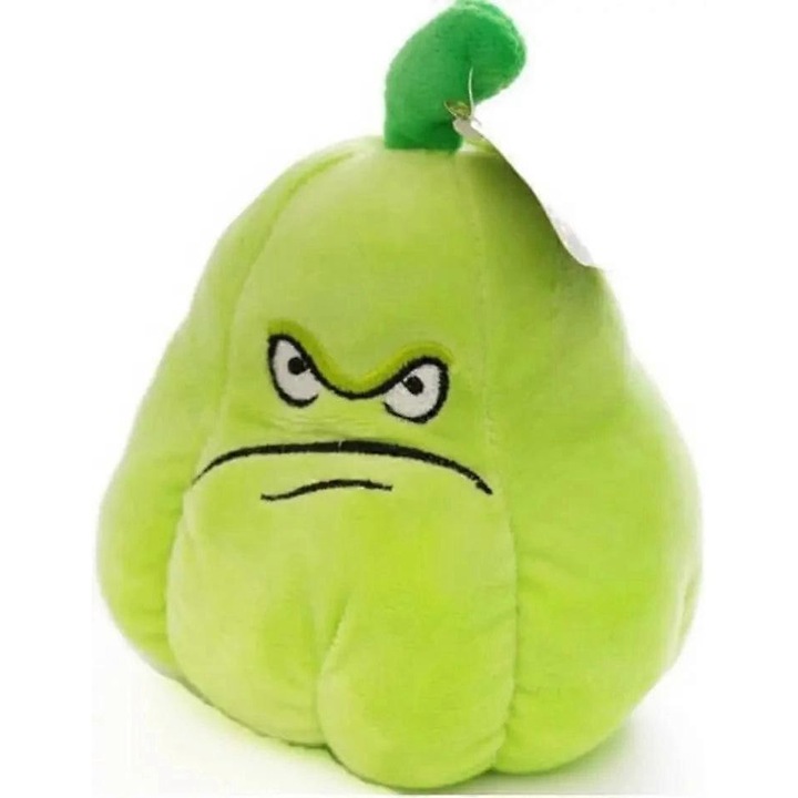 Set Jucarii de Plus Plants Vs. Zombies, Peashooter, Sunflower, Cherry Bomb, design multicolor, pentru varste de la 3 ani