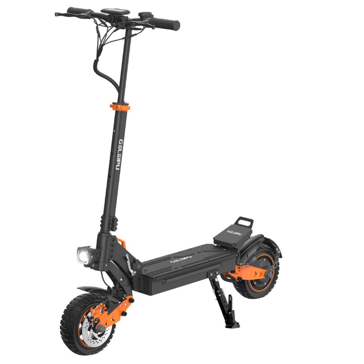 Trotineta Electrica GELELPU Z1 Pentru AdultI, Motor 1200w, Trotineta Off-Road, Baterie 48v20ah, Pliabila Cu Anvelope De 10 Inch