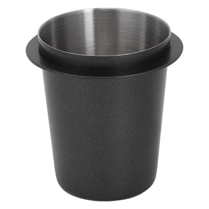 Pahar dozator cafea BOMSTOM, 51mm, inox, negru