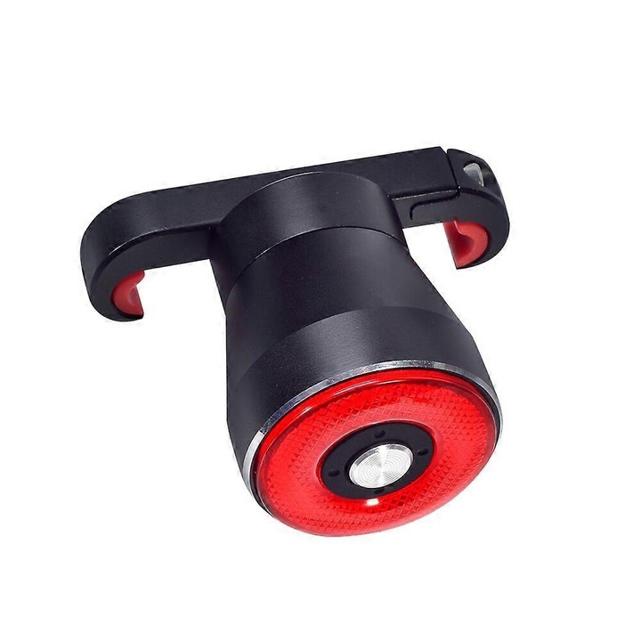 Kerékpár lámpa, Antusi, hátsó lámpa automata fékérzékelővel, 400mAh, vízálló, alumínium, IP65