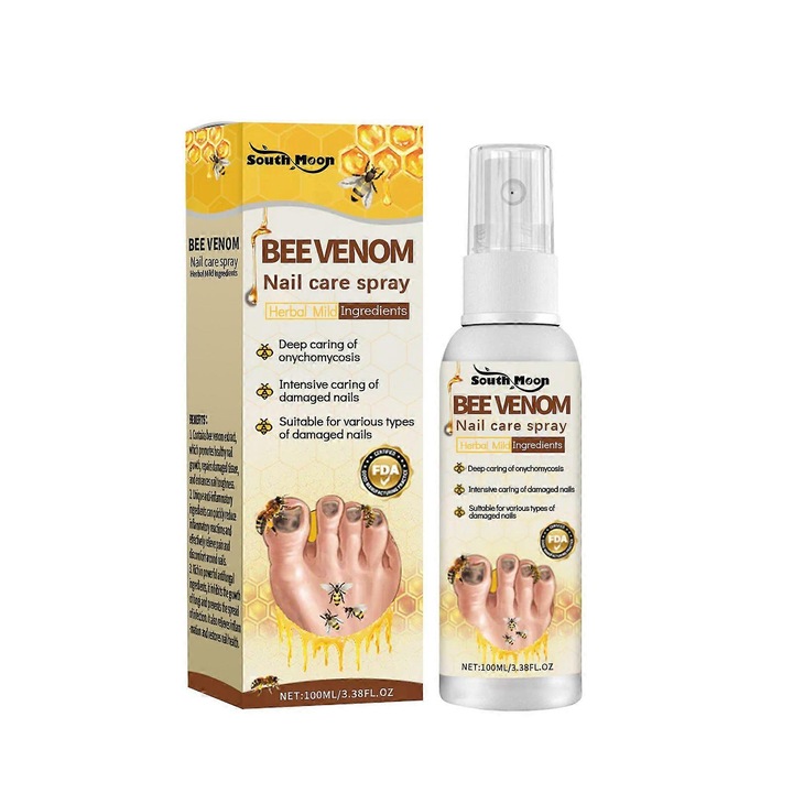 Testápoló kezelések, Beevenom, Köröm spray, 100ml