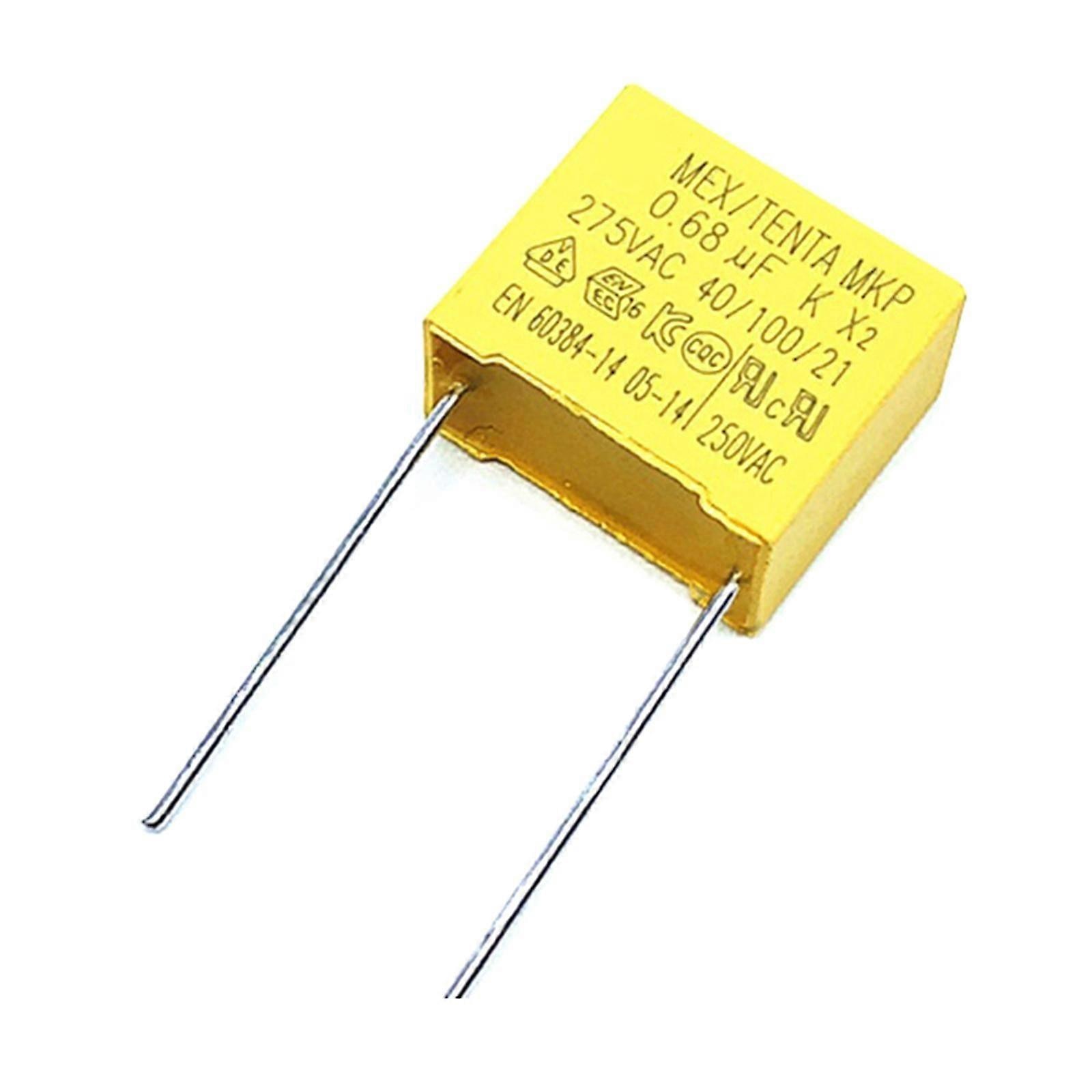 Condensatore Poliestere 6,8nF (0,0068uF) 63V K 4x7x5mm Passo 5mm ERO 5 PEZZI Condensatore Poliestere 6,8nF (0,0068uF) 63V K 4x7x5mm Passo 5mm ERO 5 PEZZI