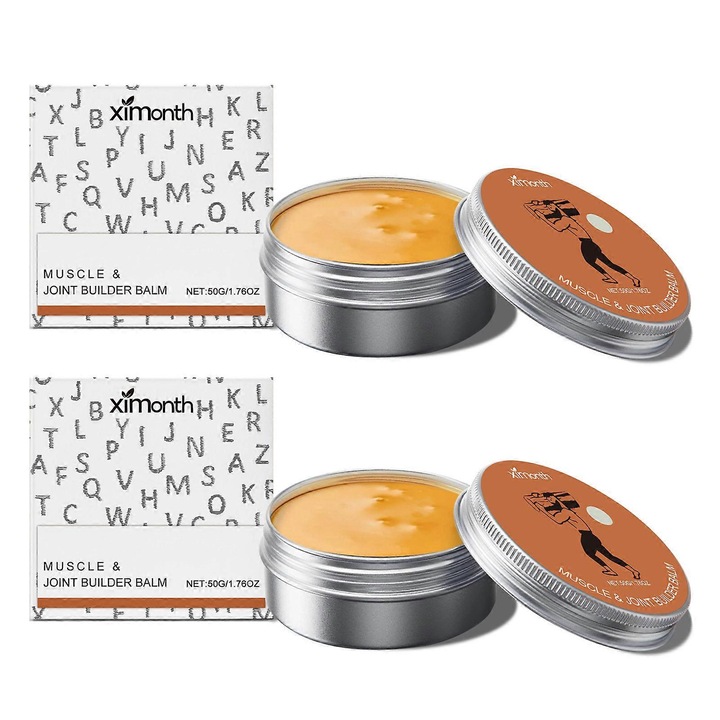 Balzsam ízületi ápoláshoz, 2 darab, enyhe összetevők, gyors felszívódás, 50g Ximonth