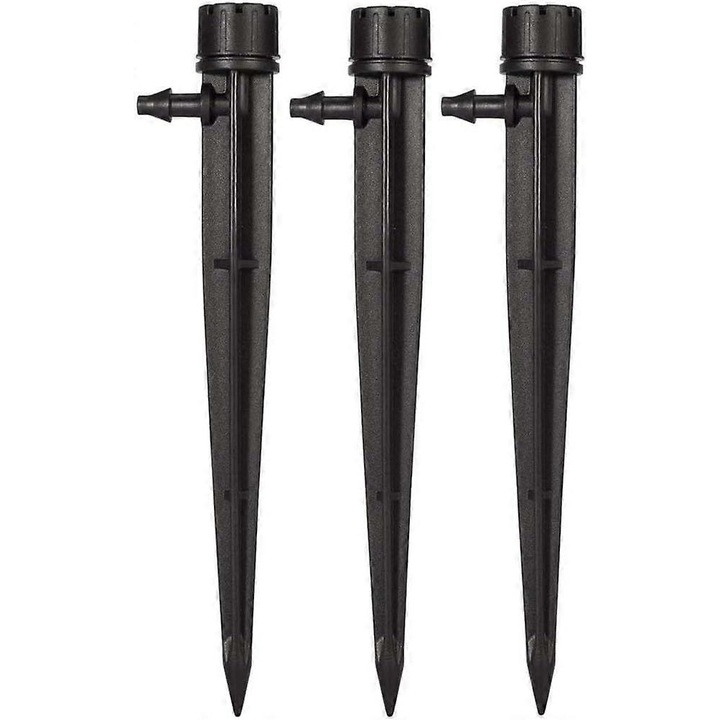 50 darabos csepegtető öntöző készlet, 360 fokos, 8 állítható nyílás, UV-álló műanyag, 13cm