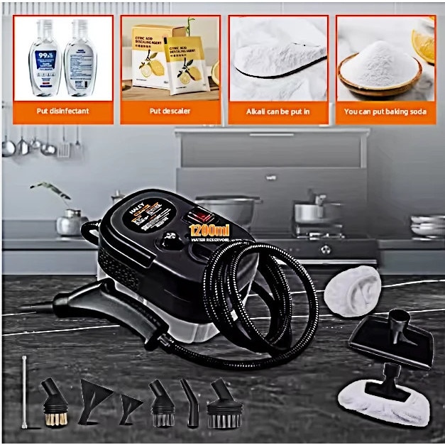 Aparat de Curatat cu Aburi HALEY HY-3932, 3500W, Capacitate