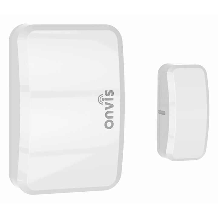 Senzor inteligent pentru usi si ferestre, ONVIS, Bluetooth si Thread, notificari deschidere-inchidere, fara bridge, compatibil Apple HomeKit