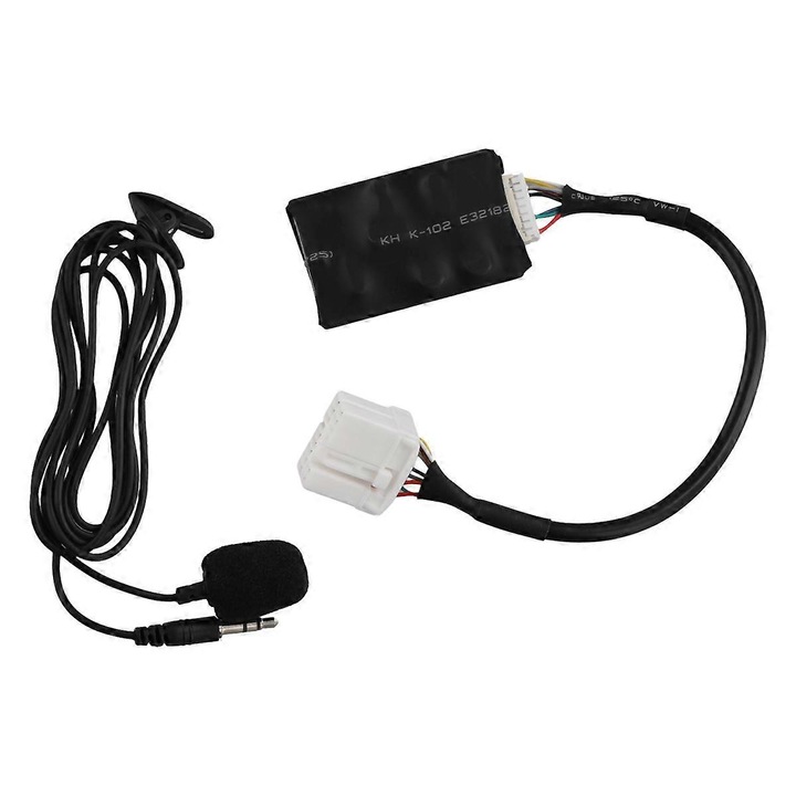 Adaptor Bluetooth pentru masina, 12V, suport apeluri hands-free, calitate Hi-Fi, negru