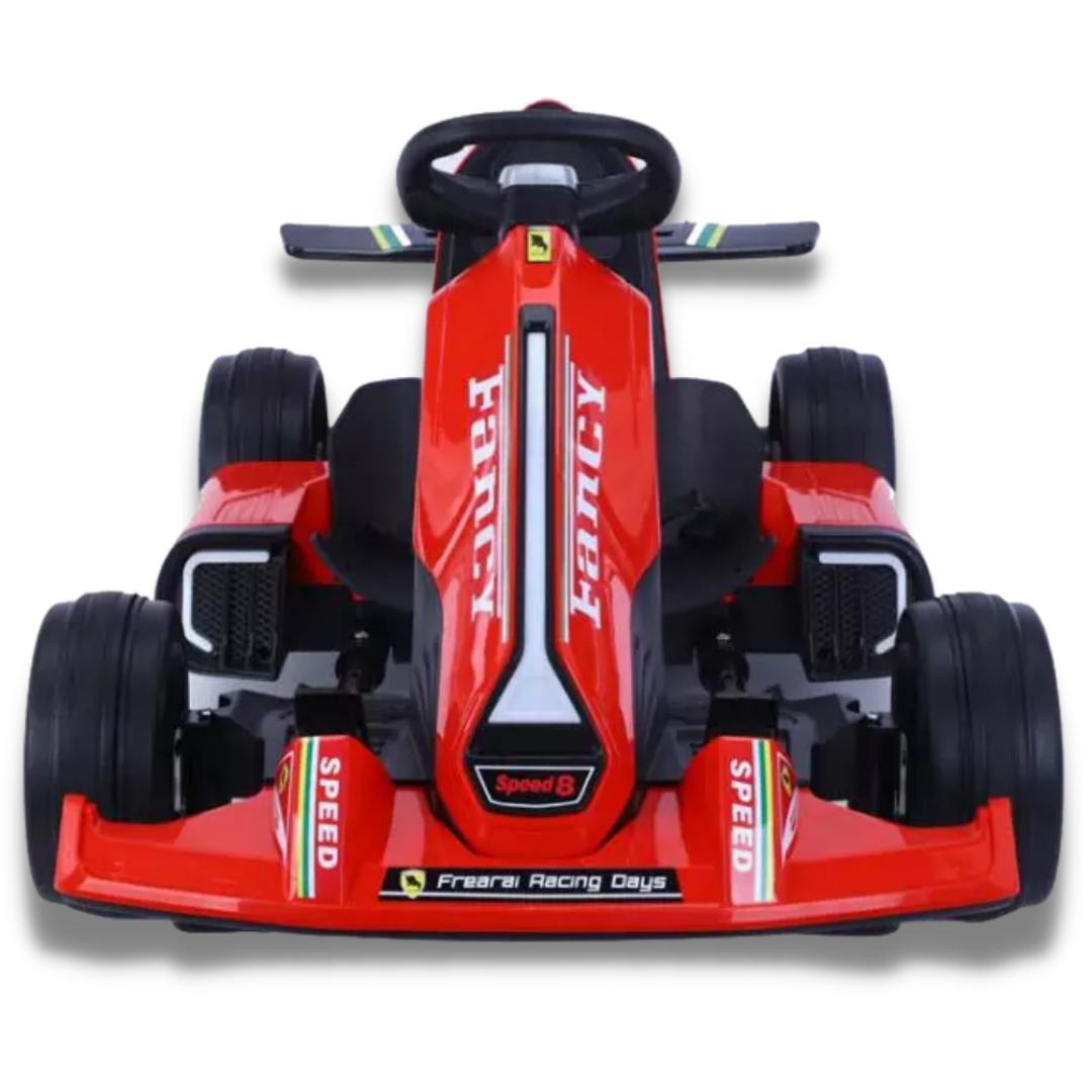 Kart electric extensibil pentru copii ERB-8RED 12V cu telecomanda 2.4G ...