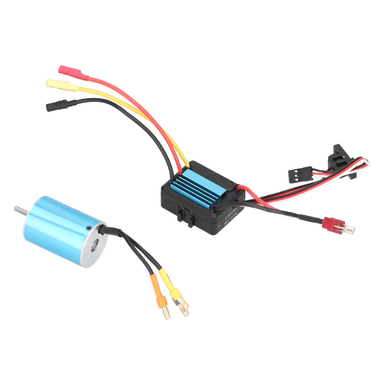 Fara Motor Set motor fara perii 2838 4500KV 4P, ESC 35A si card de programare ...