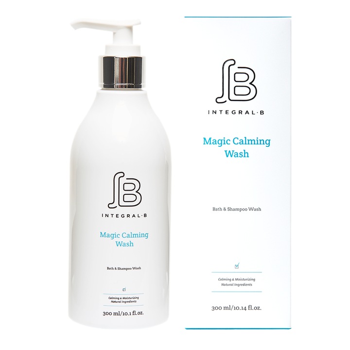 Sampon si gel spumant 2 in 1, pentru pielea sensibila, Integral B, 300 ml