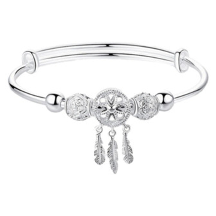 Bratara pentru femei, Argintiu