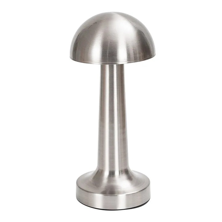 Lampa de masa cu control tactil, reincarcabila, 3 trepte lumina, design elegant, Argiuntiu