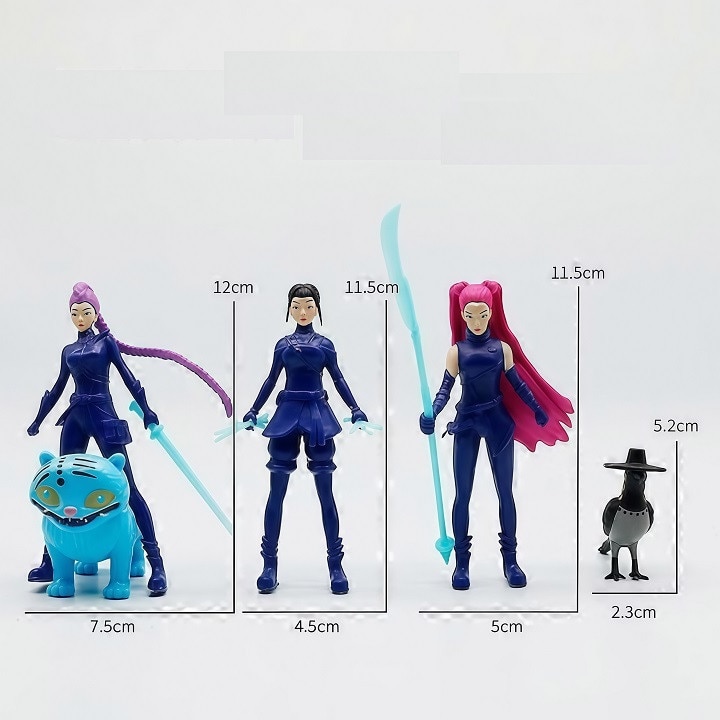 Figurine Articulée 30cm KKPop K Pop Demon Hunters Figurine, Rumi/Mira/Zoey Figurine PoupéE De