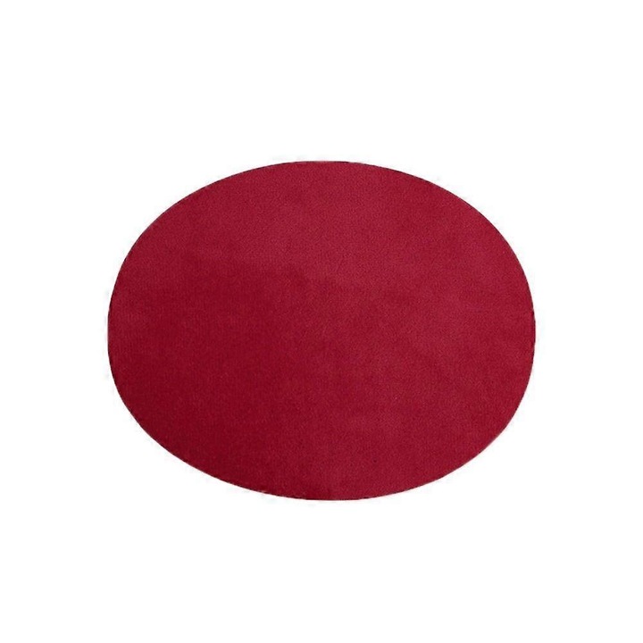 1 darab flockolt szövet könyökfolt, 11x14cm, piros