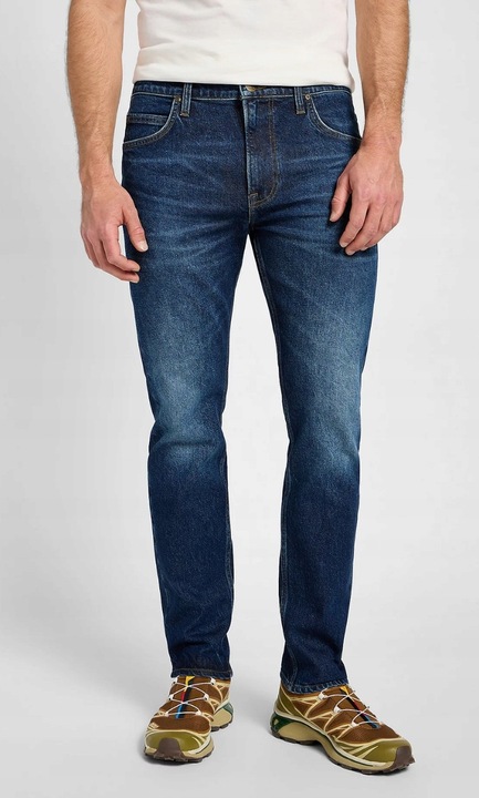 Blugi Lee Rider, bumbac/lyocell/elastan, albastru, Albastru inchis