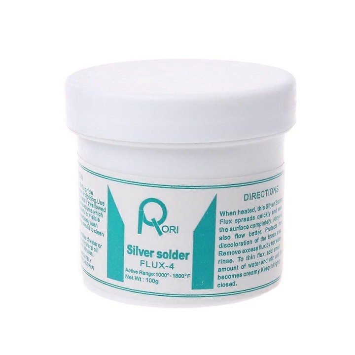 Pasta de lipit argint pentru cupru, 100g, alb, set 1 cutie