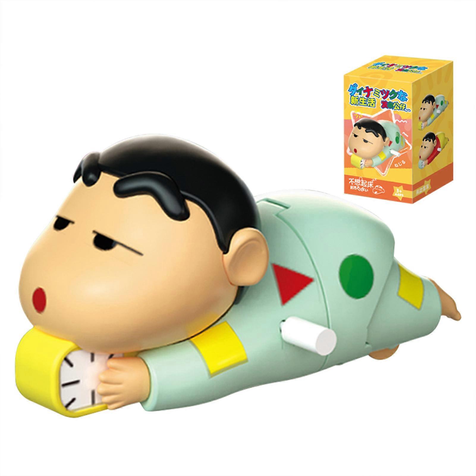 Figurine interactiva Crayon Shinchan, 11x6x5.5cm, plastic, culori