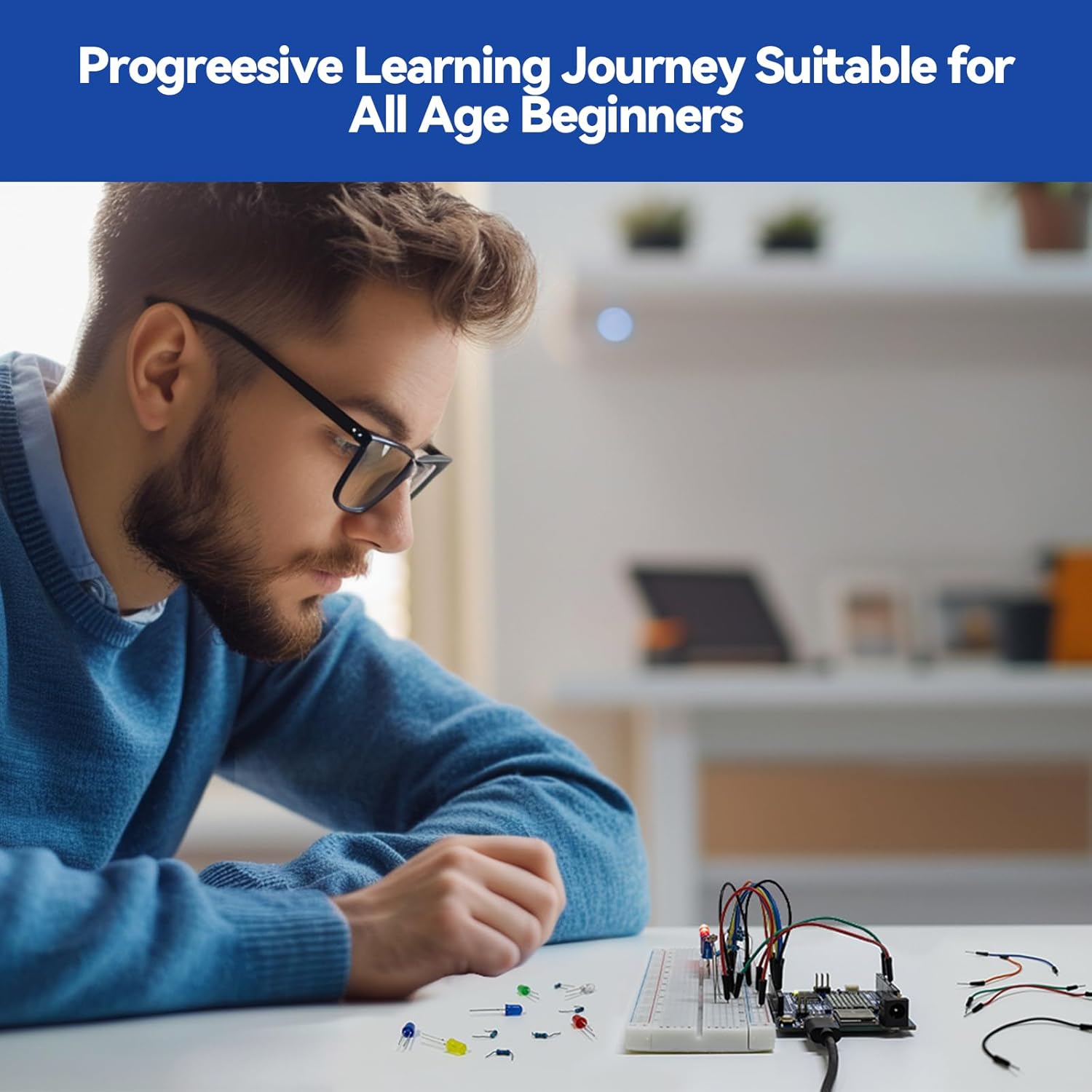 Set Componente Electronice，SHIJOOE®，Kit start componente electronice，Cu ...