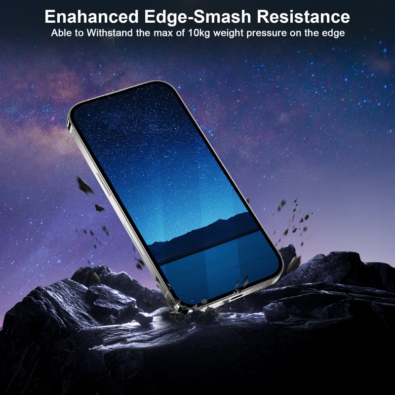 XWK® Folie protectie telefon 9h, sticla securizata, transparenta, antisoc, pentru iPhone 16pro