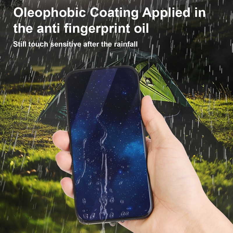 XWK® Folie protectie telefon 9h, sticla securizata, transparenta, antisoc, pentru iPhone 16pro