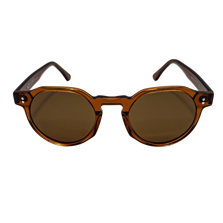 Nocturna Frames Anima uniszex napszemüveg, égett borostyánsárga, UV400 polarizált lencsék, 50x22x145mm