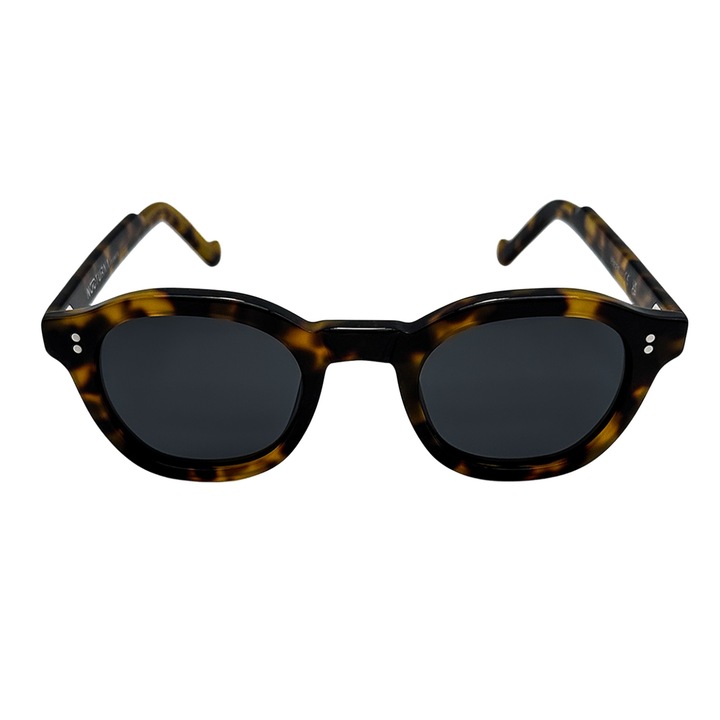 Nocturna unisex napszemüveg, Mazzucchelli acetát, polarizált UV400, teknőspáncél, 44x23x140mm