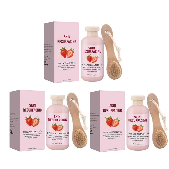 3 darab eperlős bőrápoló krém, fejlett hármas savkomplexszel