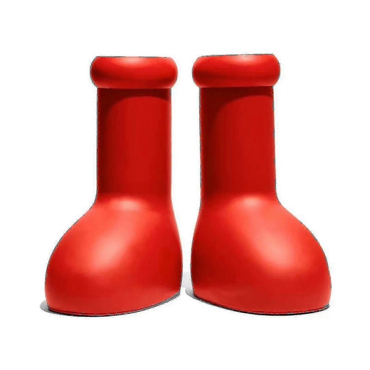 Cizme de ploaie, model Astros Boy, design anti-alunecare, usor de curatat, rosu, 44 EU