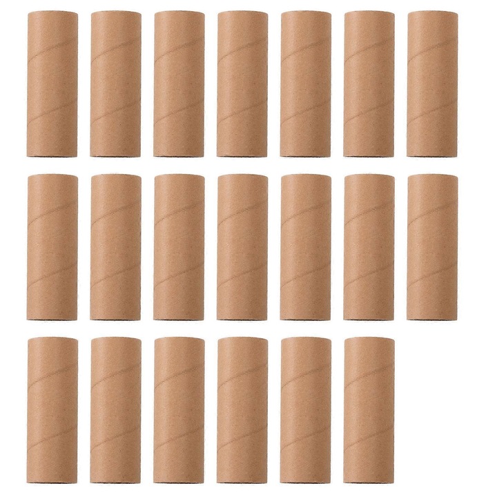 Set 20 Tuburi din Hartie pentru Artizanat, 15cm