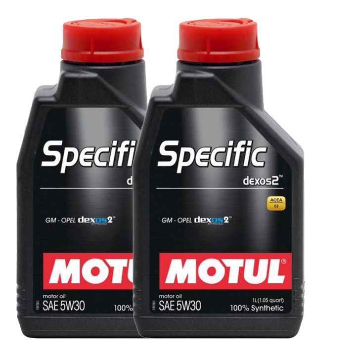 Pachet 2 litri ulei de motor Motul Specific DEXOS2 5W30 – Protectie avansata pentru motoare moderne